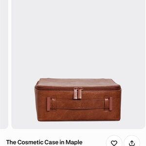 Maple Brown Cosmetic Case